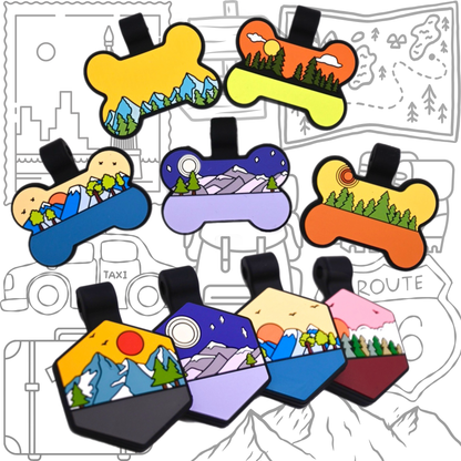 WanderPaws Collection — Personalized Adventure Dog Tag