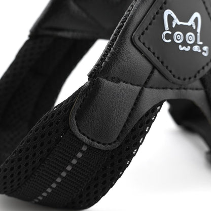 The Everyday Harness – Breathable Air Mesh, Black | Cool Wag